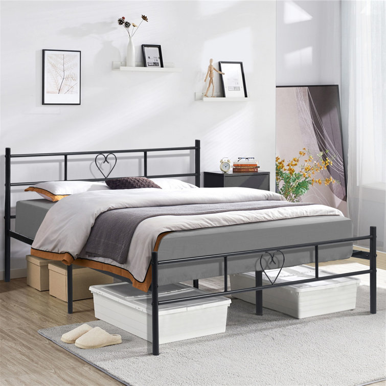 Wayfair black 2024 iron bed